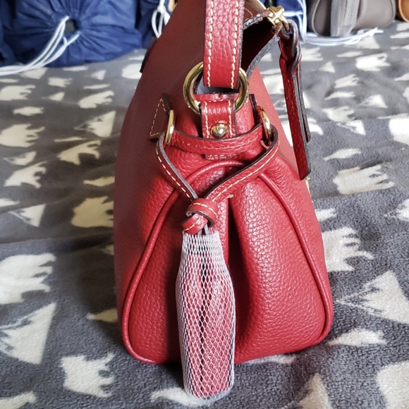 NWT Dooney Mini Satchel in cranberry - Picture 4 of 7